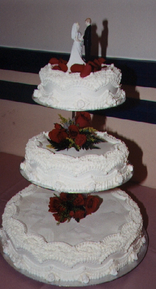Wedding Cake-Made by Richards MOM